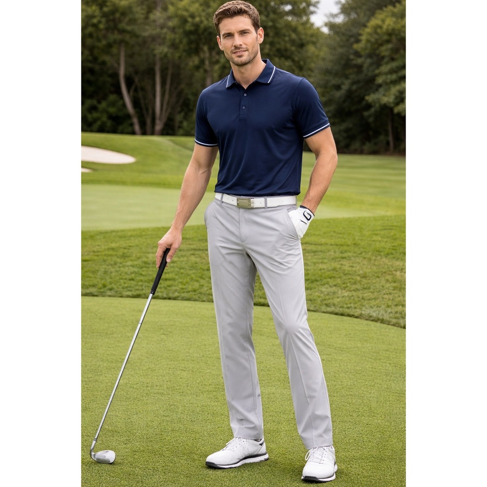 Good Good Golf Mens Performance Pants Grey Size 32 Straight Leg‎ Lightweight N81